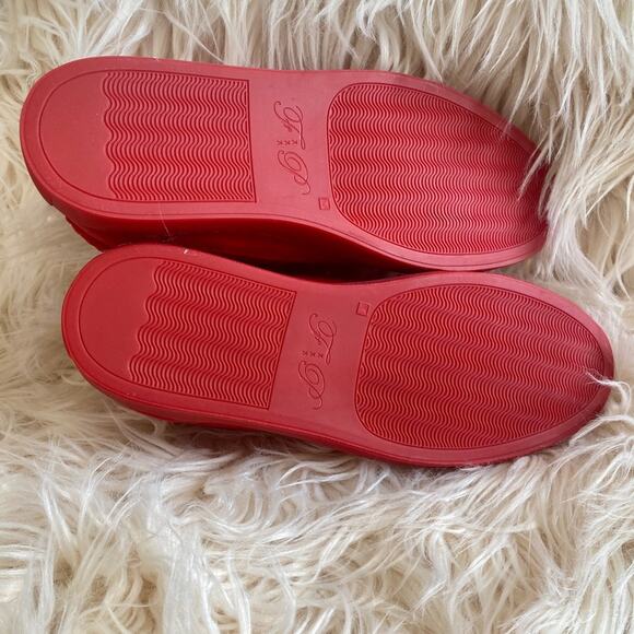 Filling Pieces sneakers leather Desert Boot Red sz 39 Designer Suede Shoes - Picture 6 of 8